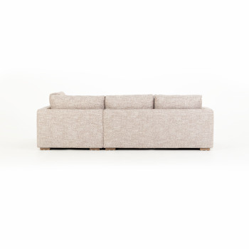 Verona Right Hand Facing Chaise Sofa, Brown