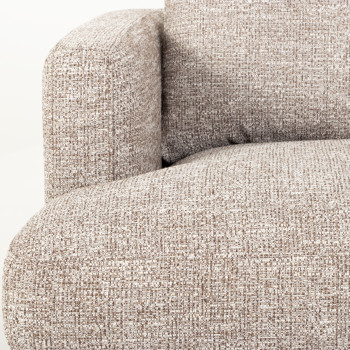 Verona Right Hand Facing Chaise Sofa, Brown