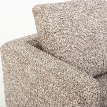 Verona Right Hand Facing Chaise Sofa, Brown