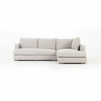 Verona Right Hand Facing Chaise Sofa, Grey