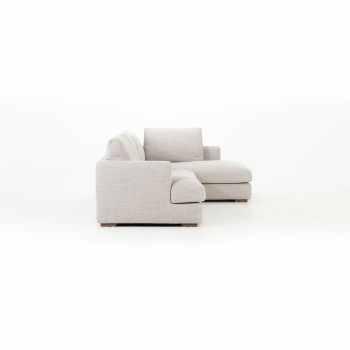 Verona Right Hand Facing Chaise Sofa, Grey