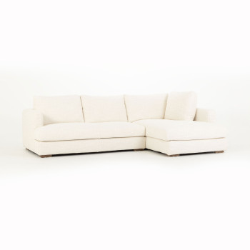 Verona Right Hand Facing Chaise Sofa, Ivory