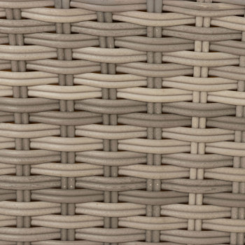 Aruba Outdoor Dining Chair, White/Grey