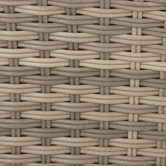 Aruba Outdoor Dining Chair, White/Grey