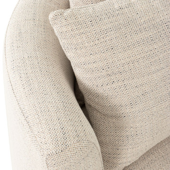 McKenna Swivel Chair, Ivory