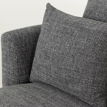 McKenna Swivel Chair, Charcoal