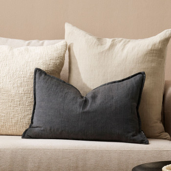 Ollo Dolce Cushion - Poly Inner, Charcoal