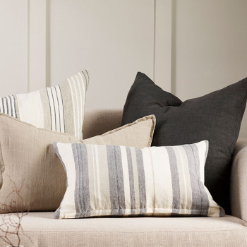 Ollo Milano Cushion - Poly Inner, Charcoal