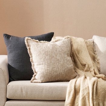 Ollo Arezzo Cushion - Poly Inner, Natural