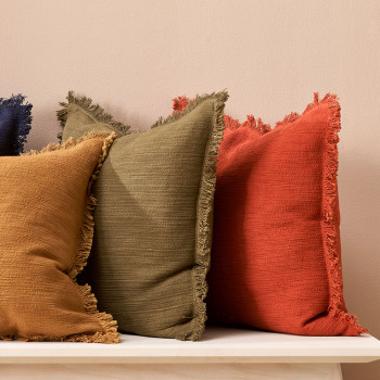 Ollo Otto Cushion - Poly Inner, Olive