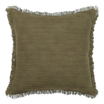 Ollo Otto Cushion - Feather Inner, Olive