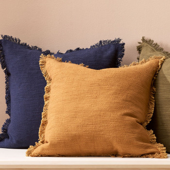 Ollo Otto Cushion - Feather Inner, Navy