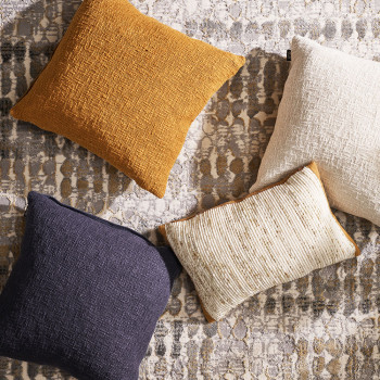 Ollo Odessa Cushion - Poly Inner, Toffee