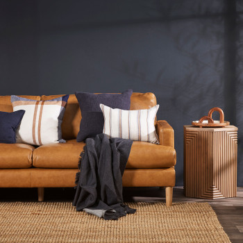 Ollo Isabelle Cushion - Feather Inner, Ivory