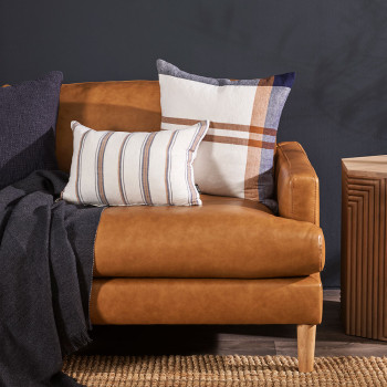 Ollo Mia Cushion - Feather Inner, Ivory