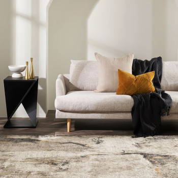 Ollo Capri Throw, Charcoal