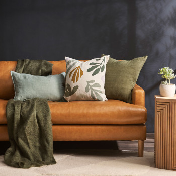 Ollo Ariana Cushion - Poly Inner, Sage