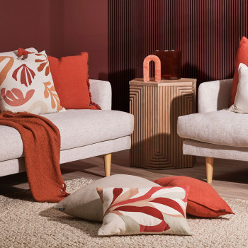 Ollo Adele Cushion - Feather Inner, Desert