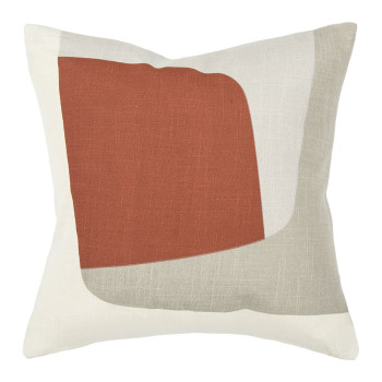 Ollo Maria Cushion - Feather Inner, Brick
