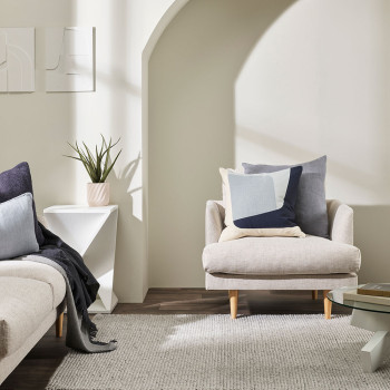 Ollo Maria Cushion - Poly Inner, Navy