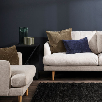 Ollo Alba Cushion - Poly Inner, Navy