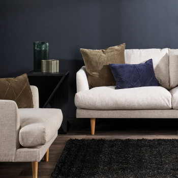 Ollo Alba Cushion - Feather Inner, Olive