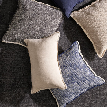 Ollo Arezzo Cushion - Feather Inner, Navy