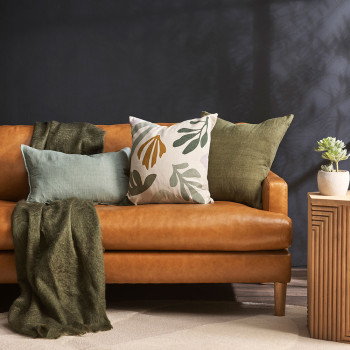 Ollo Dolce Cushion - Feather Inner, Sage