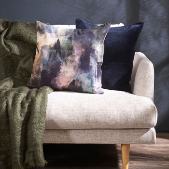 Ollo Oralie Cushion - Feather Inner, Navy