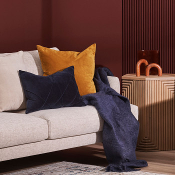 Ollo Oralie Cushion - Feather Inner, Toffee