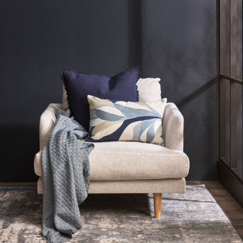 Ollo Capri Throw, Cloud Blue