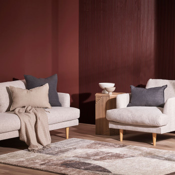 Ollo Capri Throw, Ecru