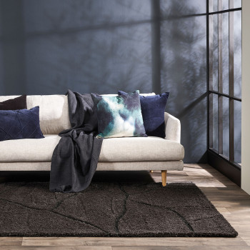 Ollo Amelia Cushion - Feather Inner, Navy