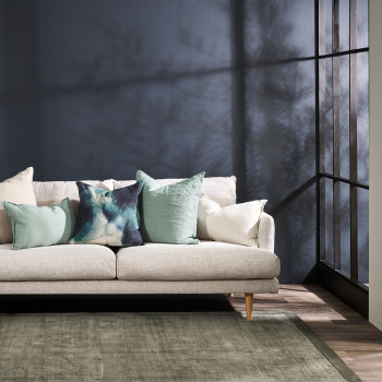 Ollo Amelia Cushion - Feather Inner, Navy