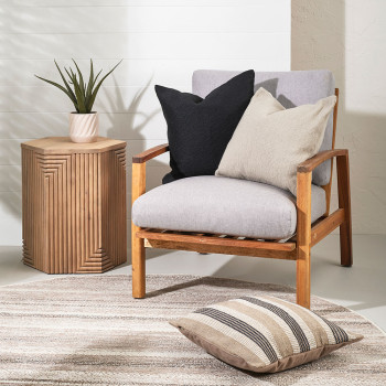 Ollo Lansdowne Outdoor Cushion - Poly Inner, Beige