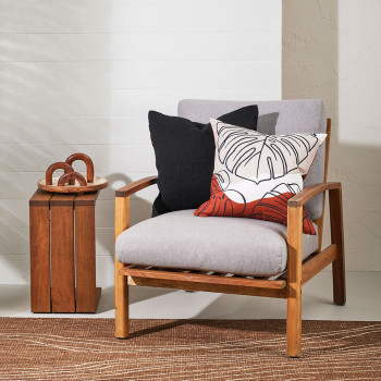 Ollo Southwold Outdoor Cushion - Poly Inner, Black