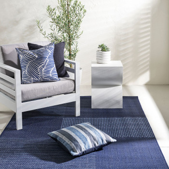 Ollo Lansdowne Outdoor Cushion - Poly Inner, Navy