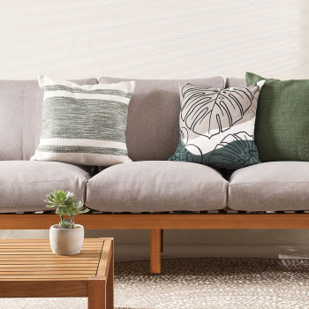 Ollo Cleo Outdoor Cushion - Poly Inner, Olive