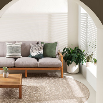 Ollo Cleo Outdoor Cushion - Poly Inner, Olive