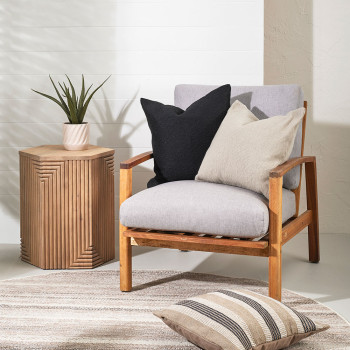 Ollo Southwold Outdoor Cushion - Poly Inner, Ecru