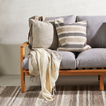 Ollo Southwold Outdoor Cushion - Poly Inner, Ecru