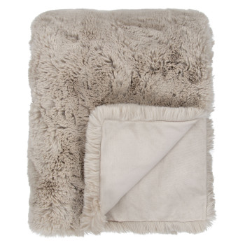 Ollo Pelage Throw, Taupe