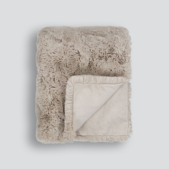 Ollo Pelage Throw, Taupe