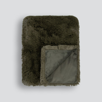 Ollo Pelage Throw, Olive