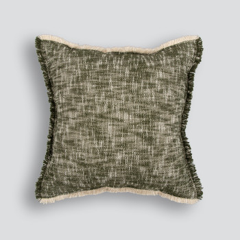 Ollo Arezzo Cushion - Feather Inner, Olive
