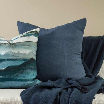 Ollo Milano Cushion - Feather Inner, Diesel