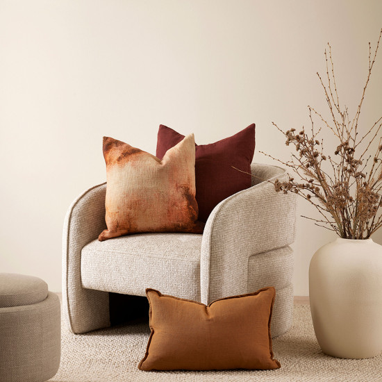 Ollo Dolce Feather Inner Cushion, Praline