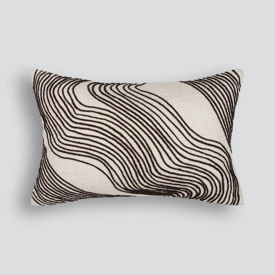 Ollo Evie Feather Inner Cushion, Ivory/Chocolate