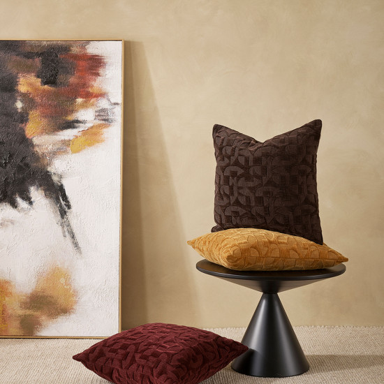 Ollo Kantara Feather Inner Cushion, Chocolate