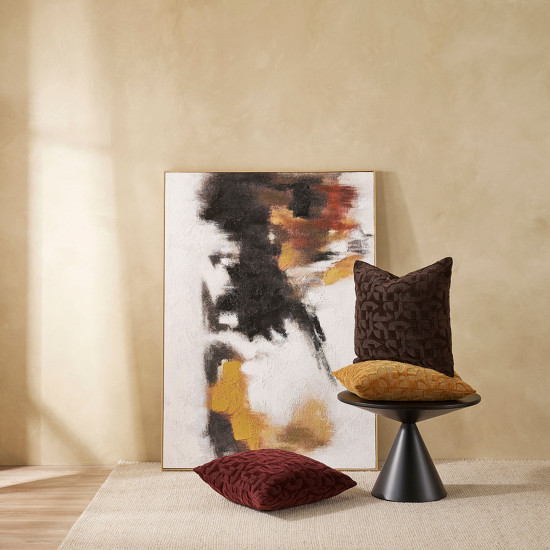 Ollo Kantara Feather Inner Cushion, Chocolate